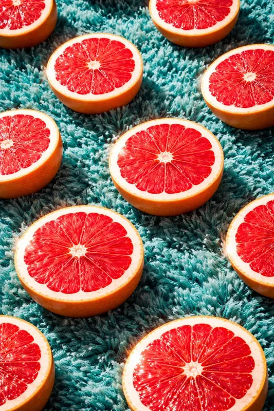 Glossy Pop Art Texture Contrasts