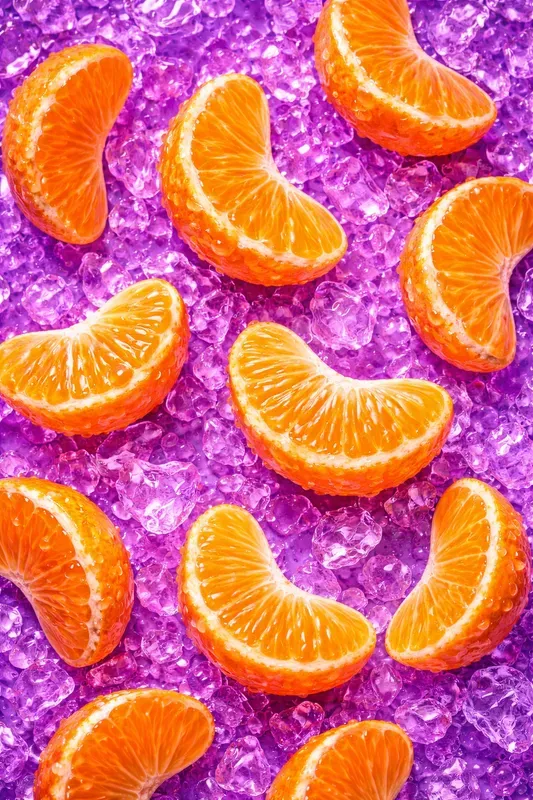 Glossy Pop Art Texture Contrasts