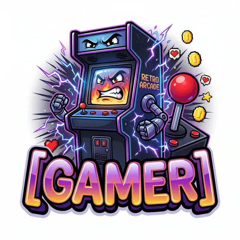 Vibrant Mascot 3D Typography