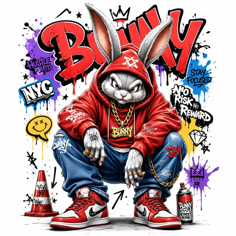Streetwear Character Tshirt Kits