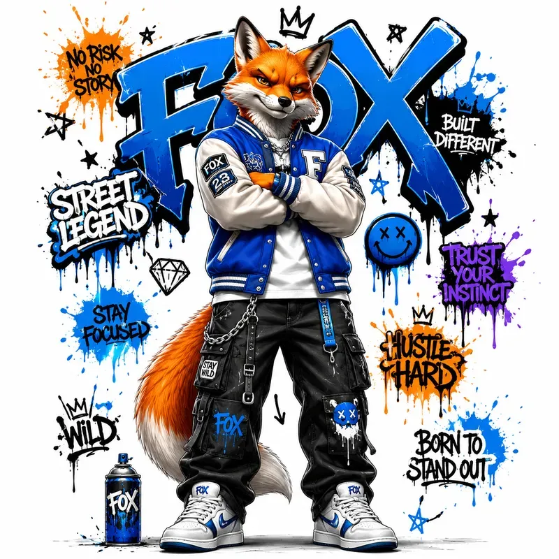 Streetwear Character Tshirt Kits