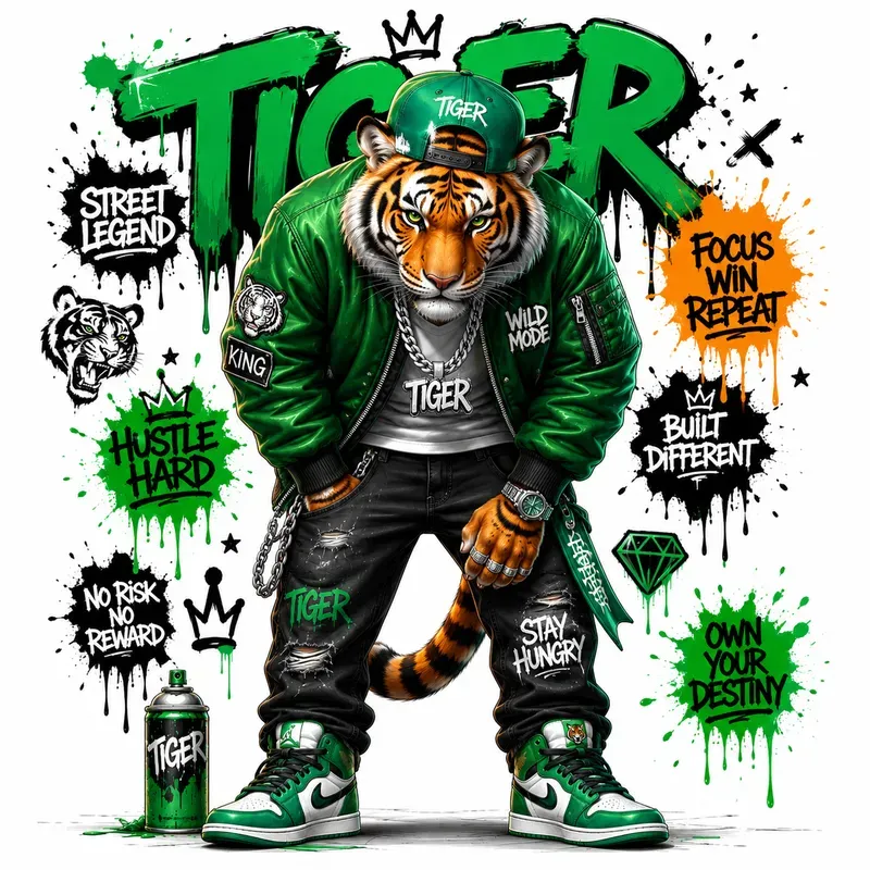 Streetwear Character Tshirt Kits