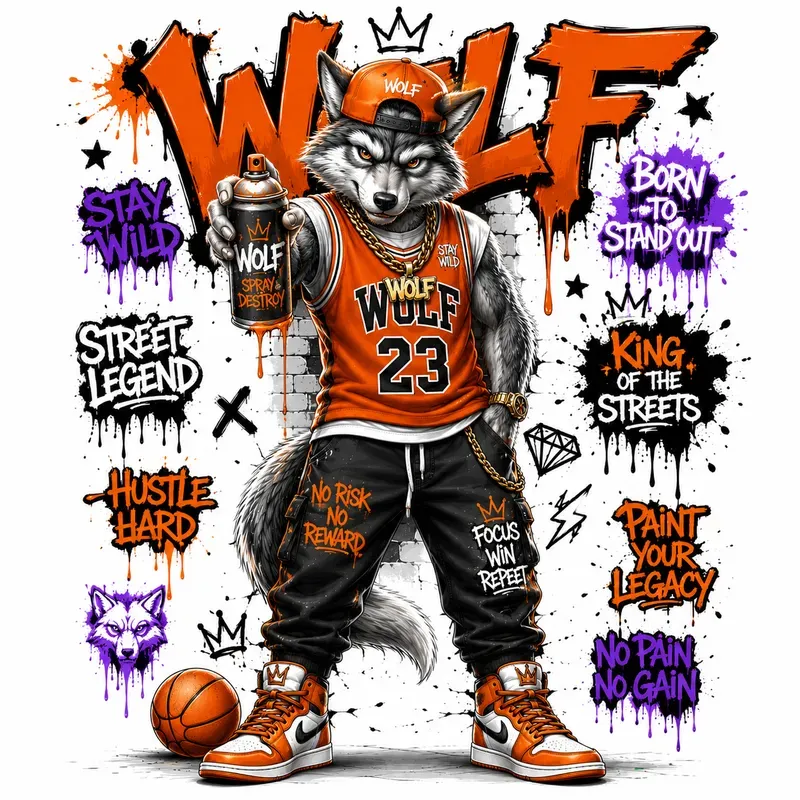 Streetwear Character Tshirt Kits