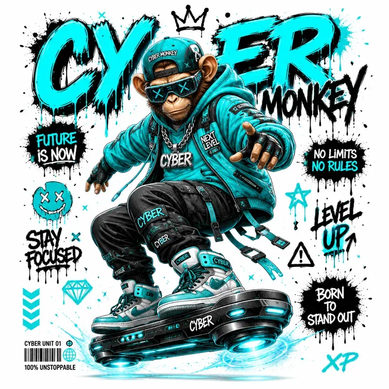 Streetwear Character Tshirt Kits