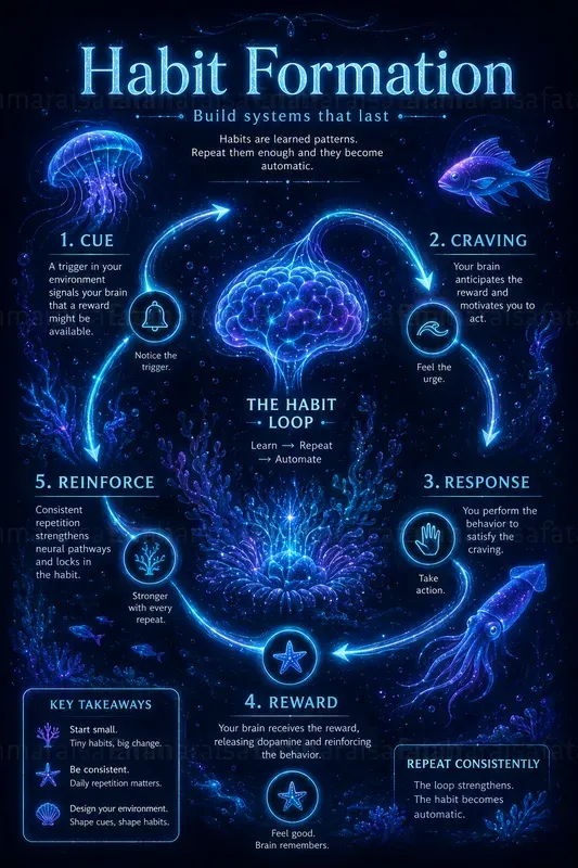 Bioluminescent Infographic Posters