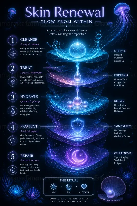 Bioluminescent Infographic Posters