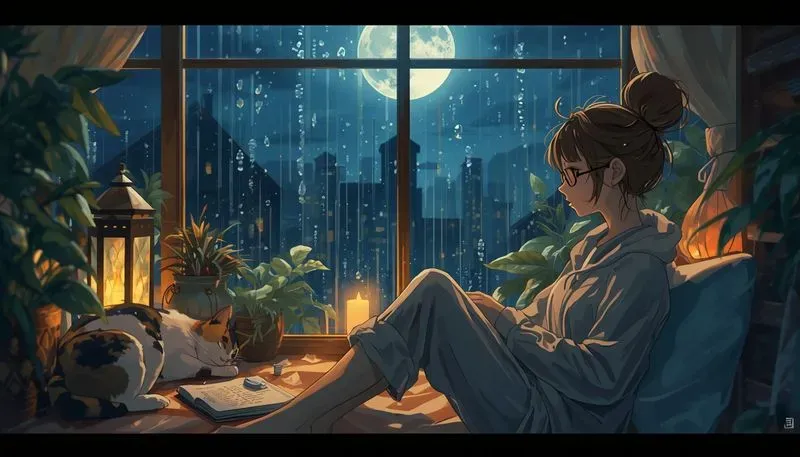 Aesthetic Anime Twilight Room Scenes