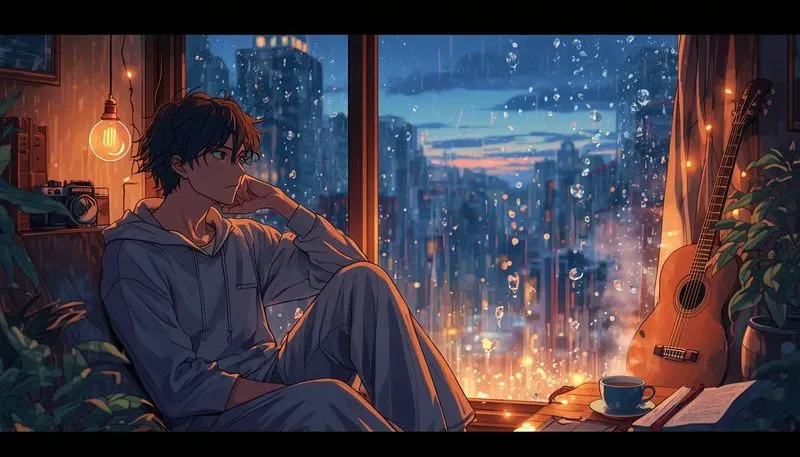 Aesthetic Anime Twilight Room Scenes