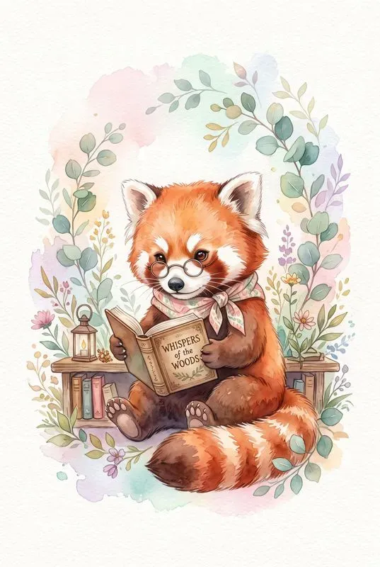 Whimsical Nursery Watercolor Animals Art