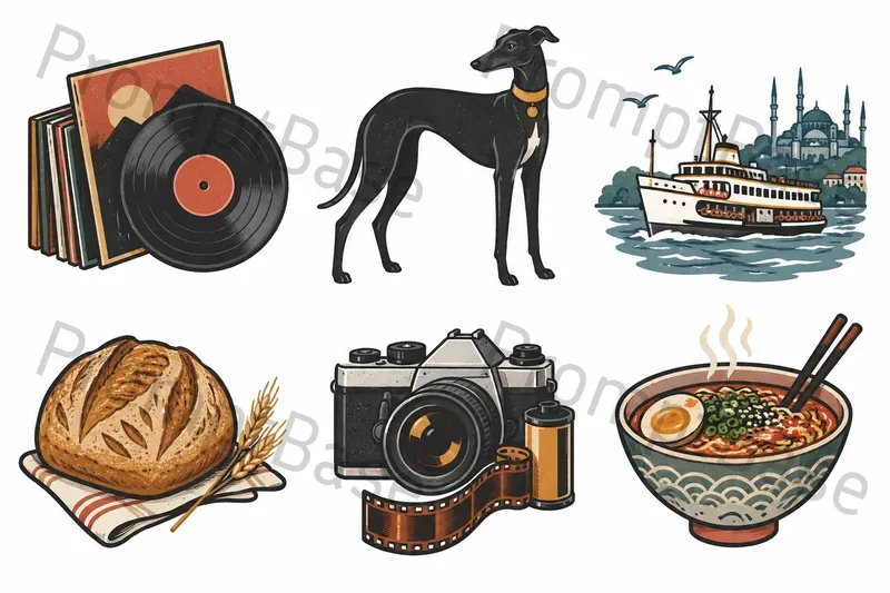 Your Lives In 6 Icons