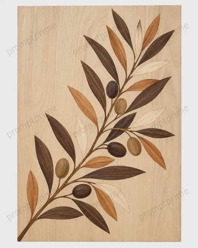 Wood Marquetry Wall Art
