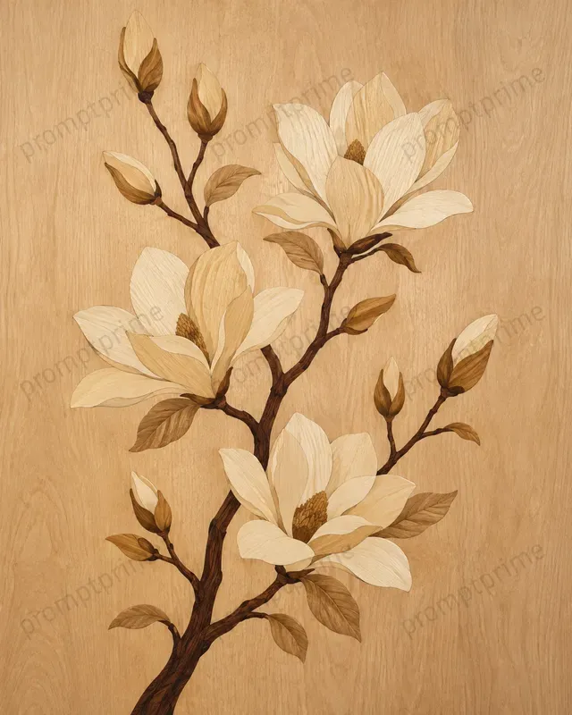 Wood Marquetry Wall Art