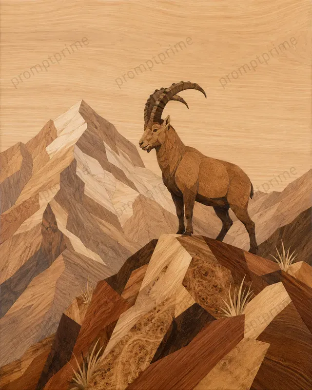 Wood Marquetry Wall Art
