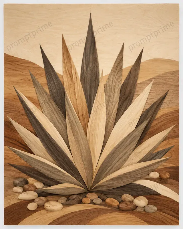 Wood Marquetry Wall Art