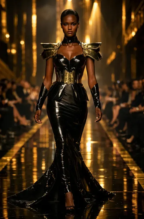 Luxury Black Gold Elite Runway Ultras