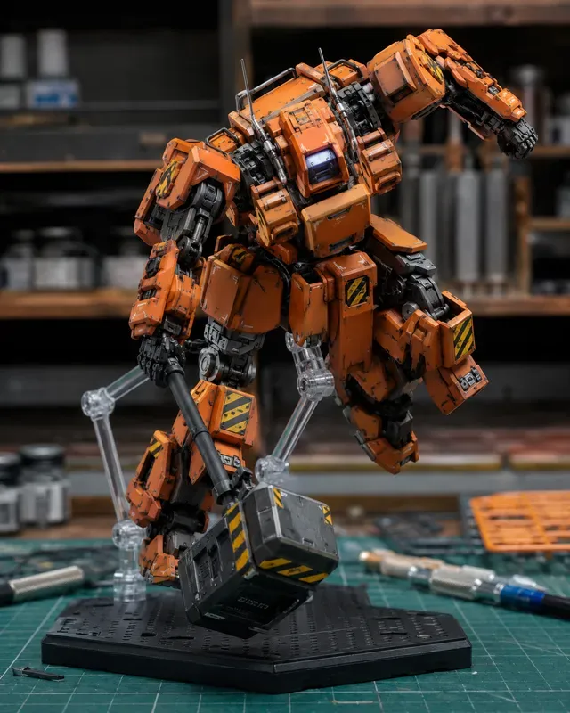 Real Build Mecha Display Photos