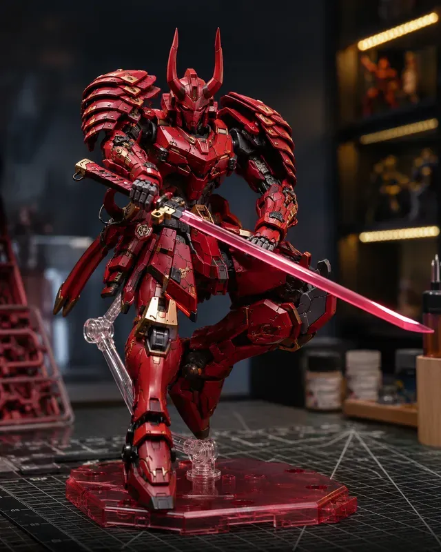 Real Build Mecha Display Photos