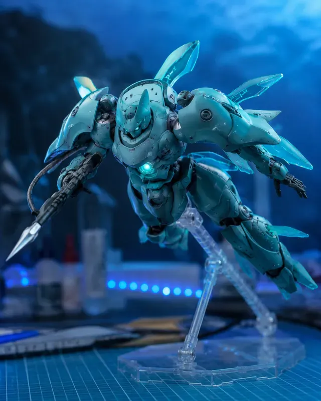Real Build Mecha Display Photos