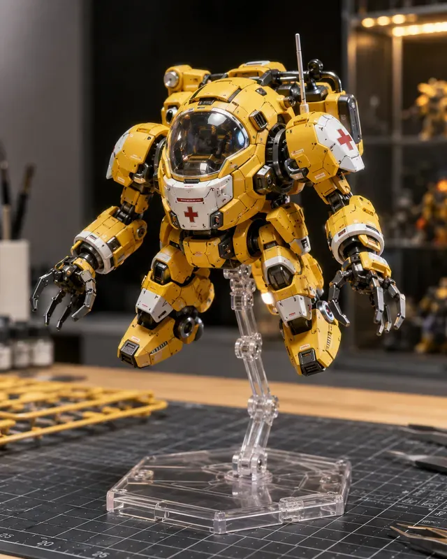 Real Build Mecha Display Photos