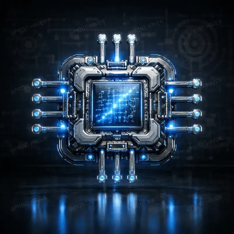 Technical Engineering 3D Logo Renders