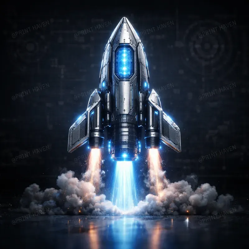 Technical Engineering 3D Logo Renders