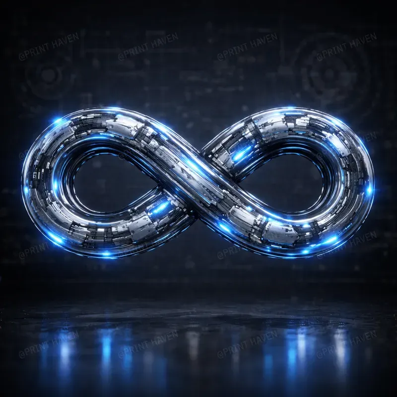 Technical Engineering 3D Logo Renders