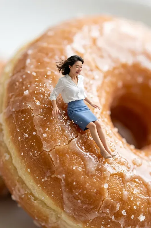 People In Miniature Food Worlds