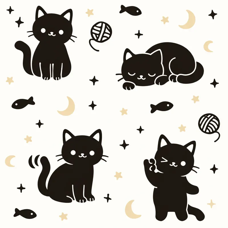 Pet Pattern Art For Mugs And Tote Bags
