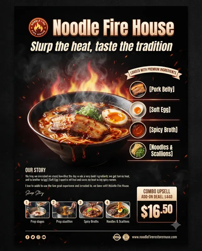 Restaurant Menu Flyers