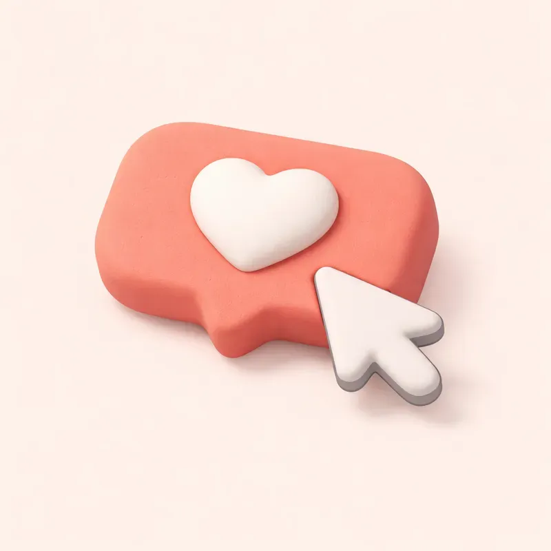 Soft 3D Claymorphism UI Icons