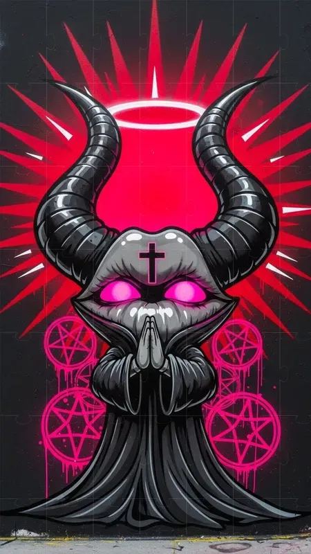 Urban Dark Angels Graffiti