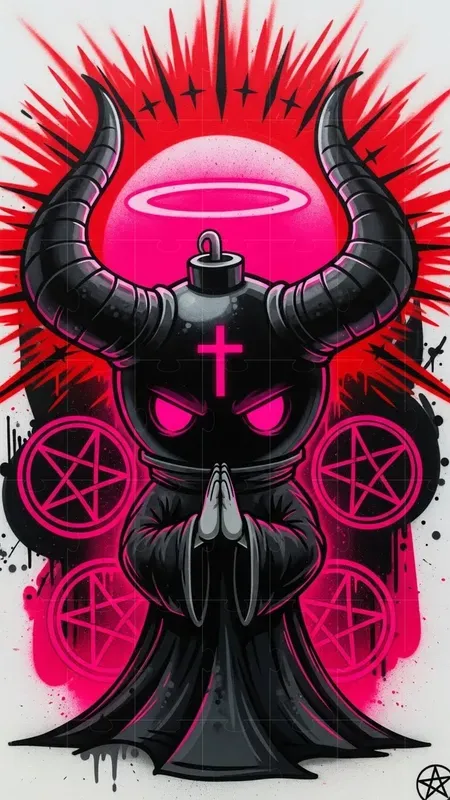 Urban Dark Angels Graffiti