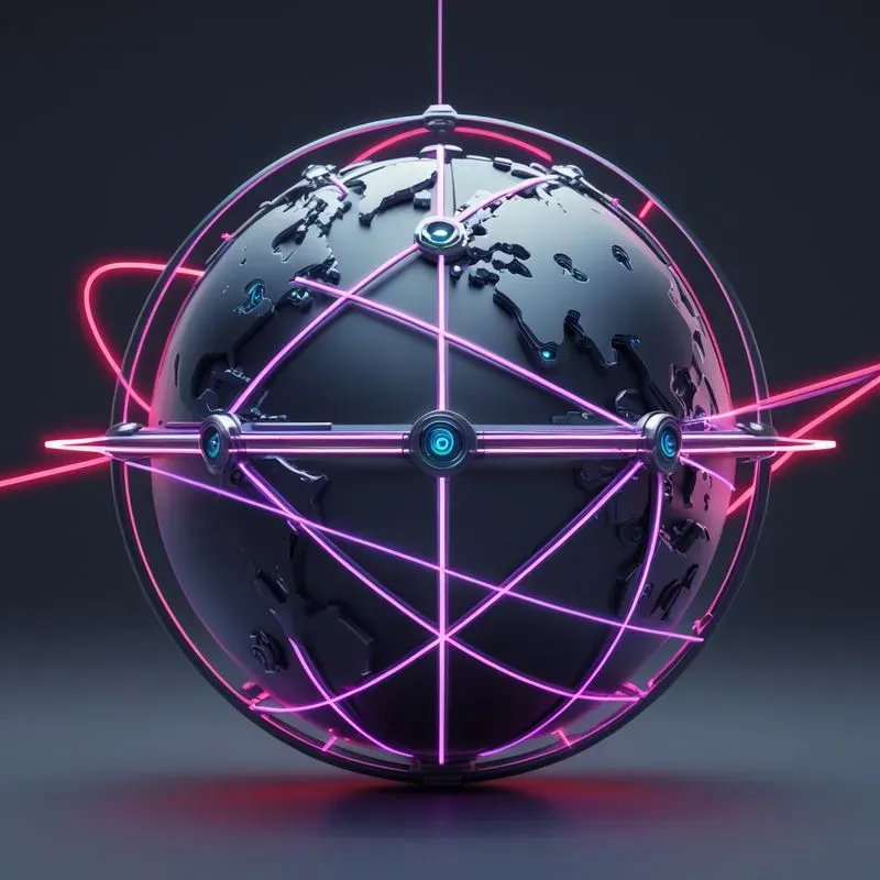 3D Cyberpunk Futuristic Scifi UI Icons