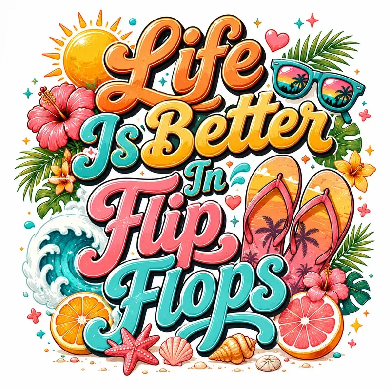Summer Typography Tshirt Designs