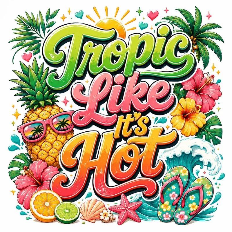 Summer Typography Tshirt Designs