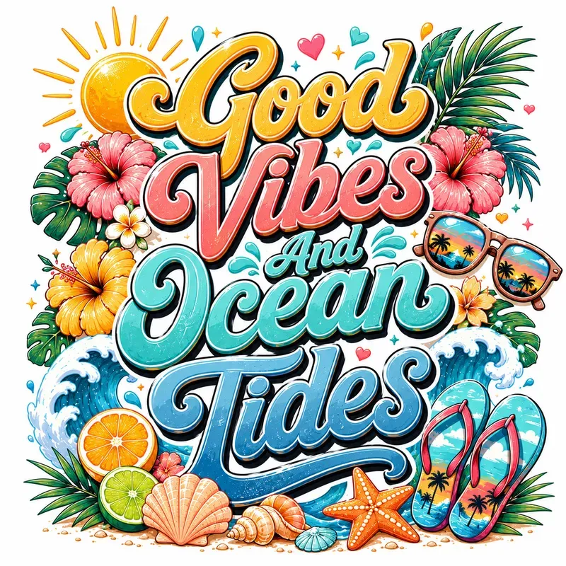 Summer Typography Tshirt Designs