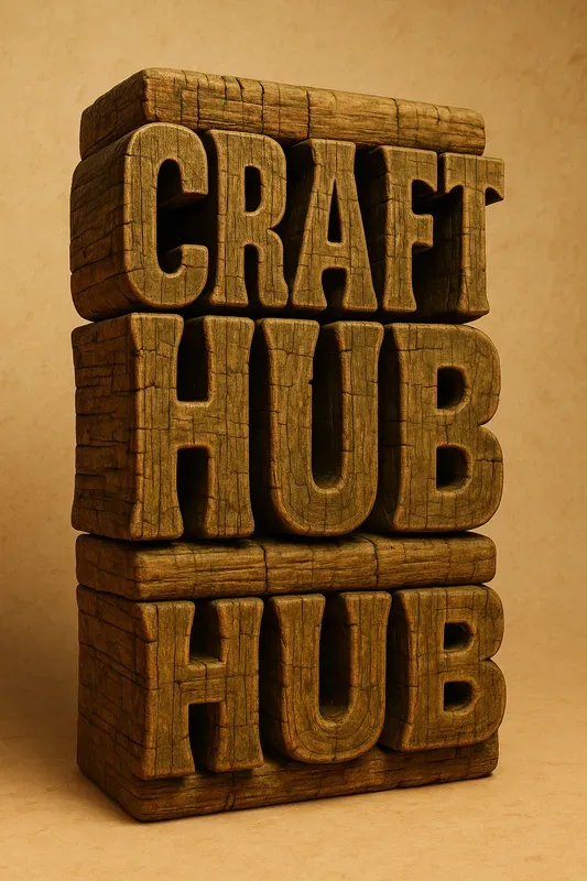 3D Wooden Texts
