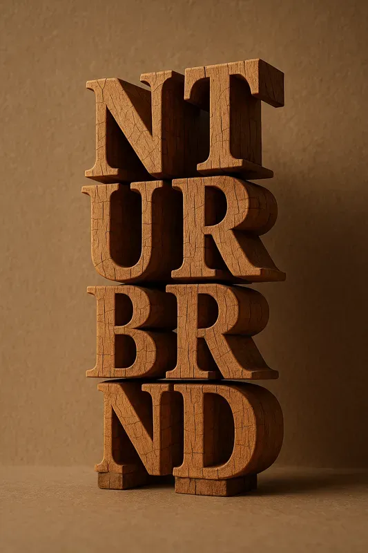3D Wooden Texts