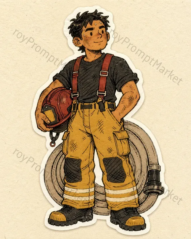 Hand Drawn Profession Life Stickers