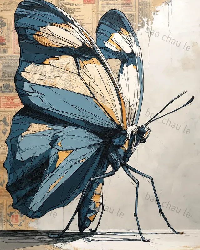 Vintage Map Mixedmedia Collages