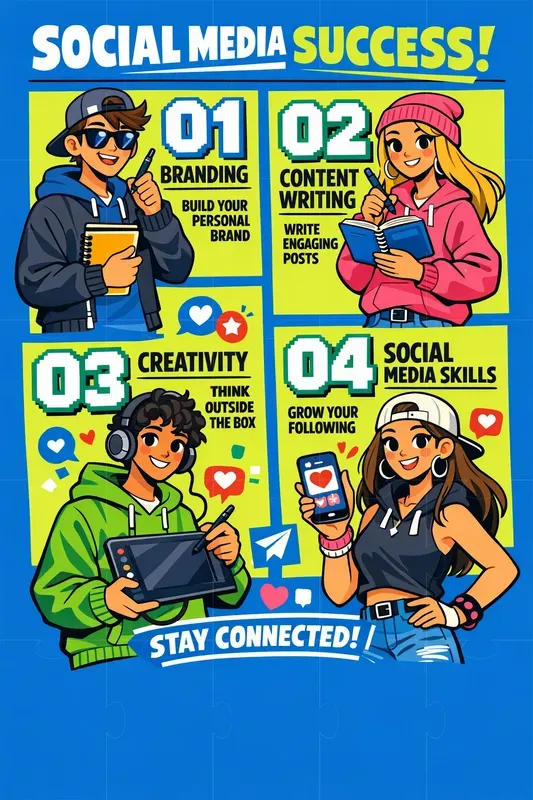 Modern Social Media Infographics