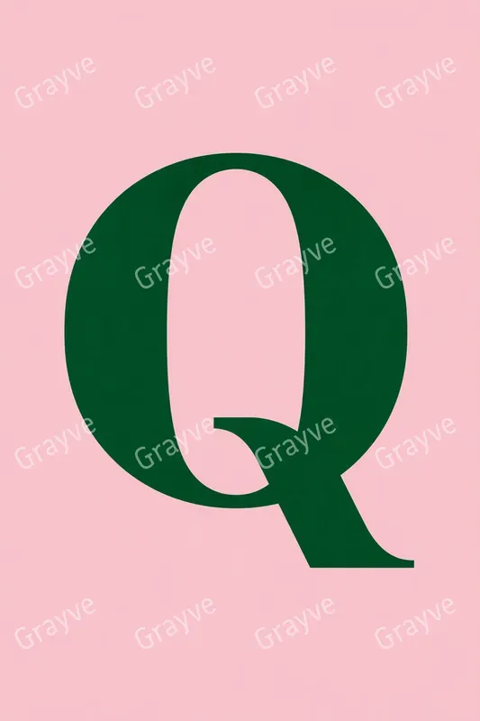 Oversized Letter Typography Posters