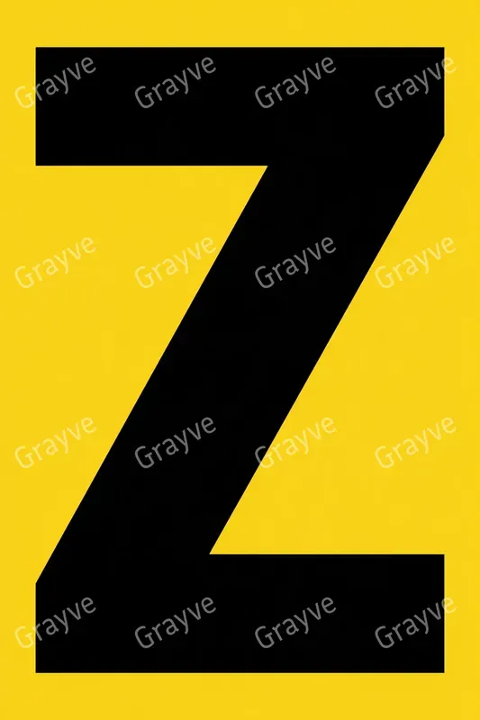 Oversized Letter Typography Posters