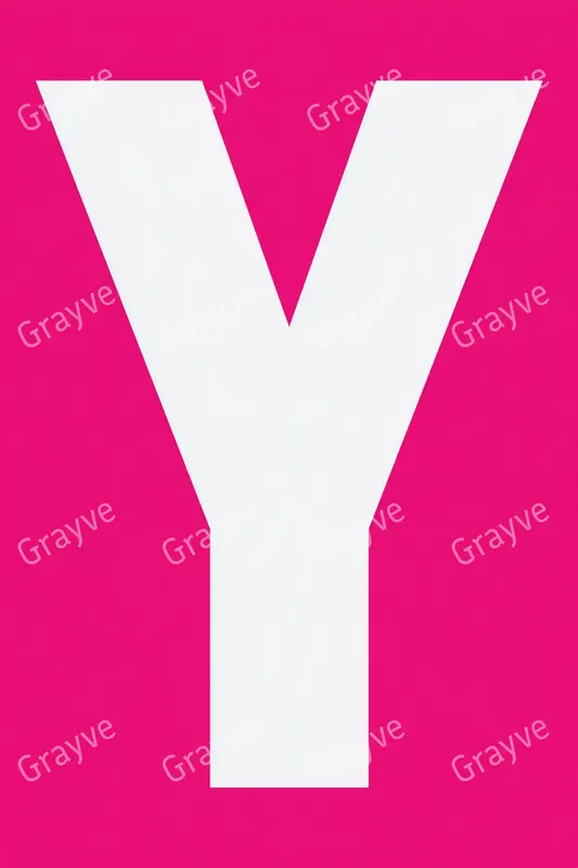 Oversized Letter Typography Posters