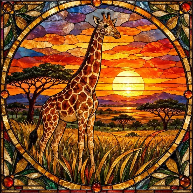 Stained Glass Wildlife Art