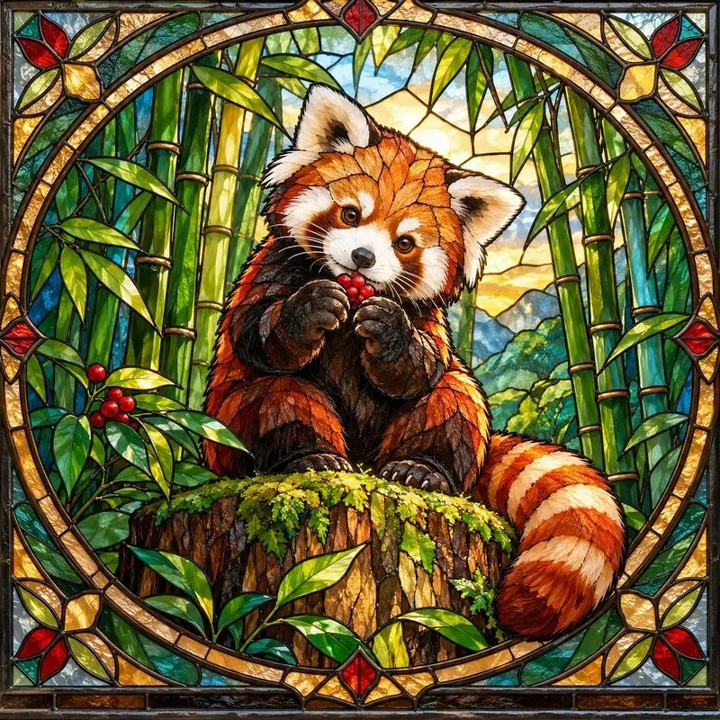 Stained Glass Wildlife Art