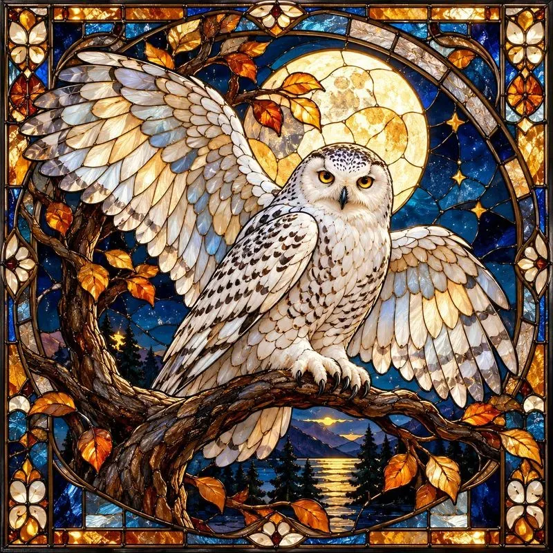 Stained Glass Wildlife Art