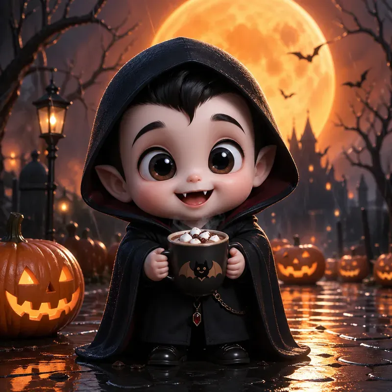 Cute Halloween Grim Reaper Characters