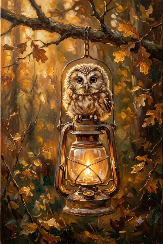 Premium Textured Golden Hour Oils