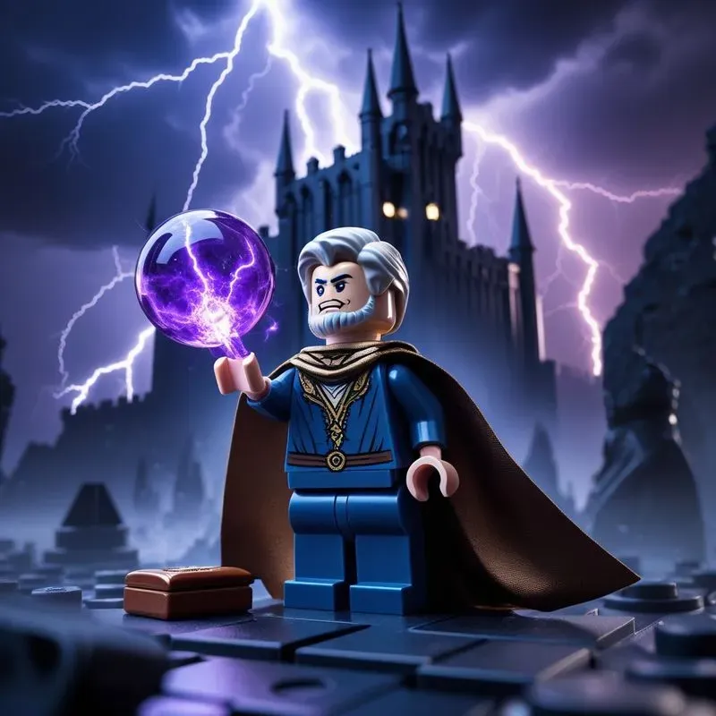 Cinematic Lego World Generator Art